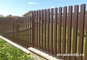 Штакетник широкий 115 мм 8017 шоколад в городе Павлодар